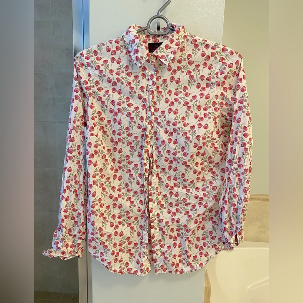 J. Crew Liberty Fabric floral button down